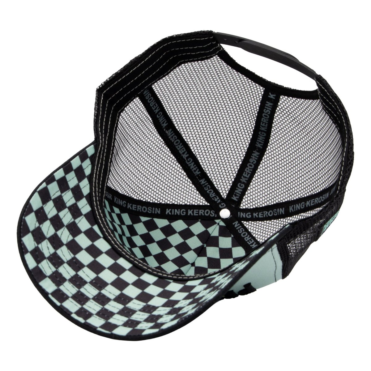Trucker cap 'Petrolhead' in turquoise