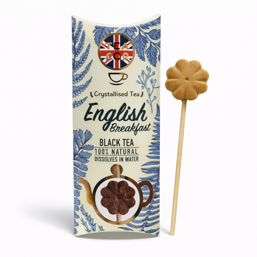 TEA-POP Tea-On-A-Stick | English Breakfast | 20 Sticks Display Tray