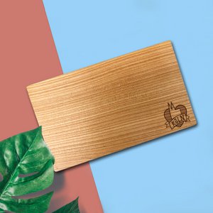 Stadtliebe® | Keulen ontbijtbord laser gegraveerd hout geolied