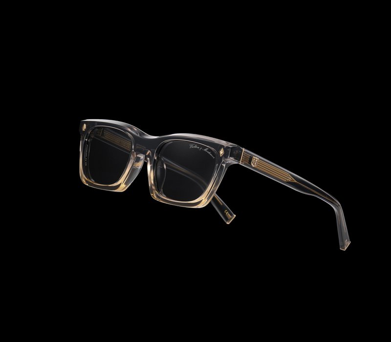Walton & Mortimer Nr. 54: Transparente graue Sonnenbrille „Inferno“.