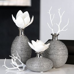 Vase "Miro" sølvglaseret VE 6 so