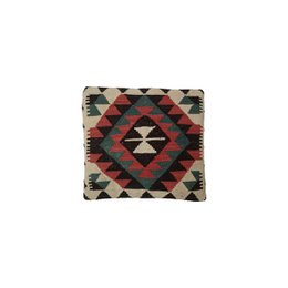 Housse de coussin Moccaccino tissé à la main Kilim