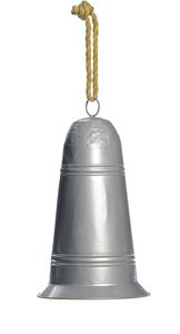 Bel zilver 40 cm VE 4