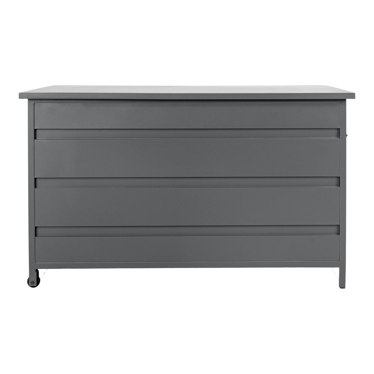 Cassis Cushion Box  - Cushion Box, aluminum, grey, medium, 130x60x75 cm, 450 L