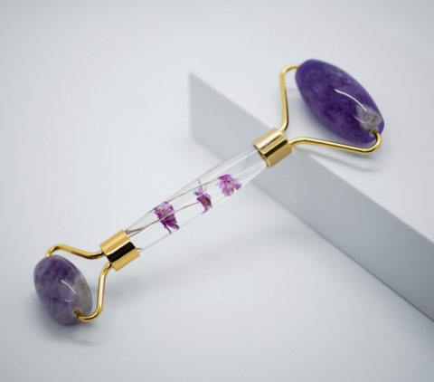 Amethyst flower roller