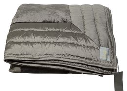 BEDCOVER ANTRACITE GREY 180*265cm - ANIMA