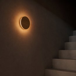 Lou Light Brown Rechargeable Wall Light
