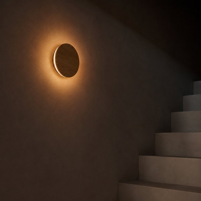Lou Light Brown Rechargeable Wall Light