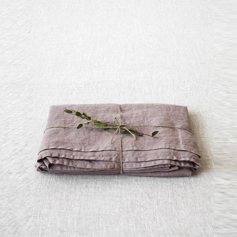 Ashes of Roses Linen Flat Sheet