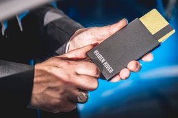 Porte-cartes RFID & NFC - Aluminium - Extensible - Porte-cartes de crédit homme - Sécurité - Porte-cartes - Noir - Cadeau homme - Porte-cartes