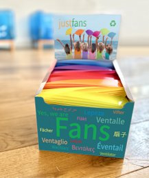 Ventilatorer, håndventilatorer, ventilator, diskboks, ti farver
