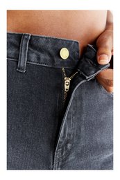 WN1010-145 | Damen Mom Fit - Carbon Grey