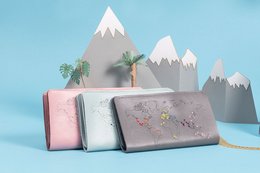 Cartera de viaje Stitch - Gris