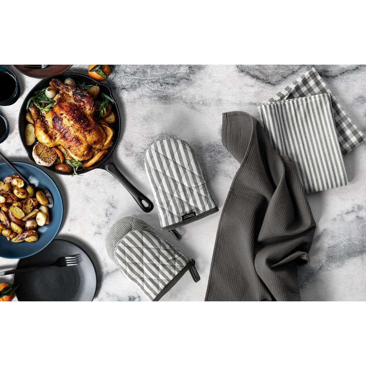 Líneas XL de poca de cocina - set/3 - 50x70 cm