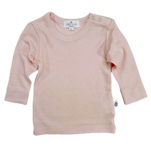 Woolen Baby Sweater / Long Sleeve Shirt - Merino Wol - Sepia Rose