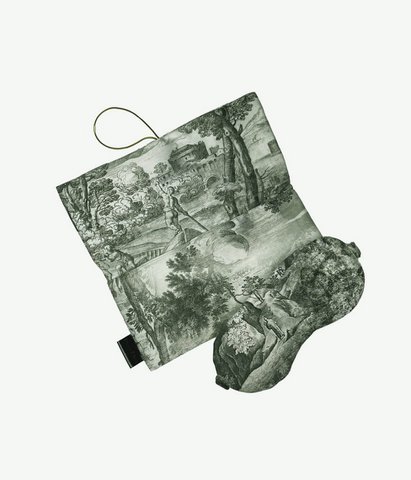 Sleep mask with travel case The Lover's Tale Moss