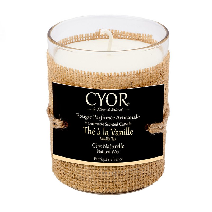 Vela natural de té de vainilla
