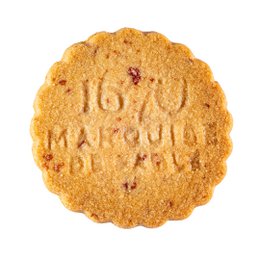 Shortbread biscuits assortment of plain shortbread pure fresh butter, with raspberry chips and chocolate chips - metal box "Dans un jardin" 300 g