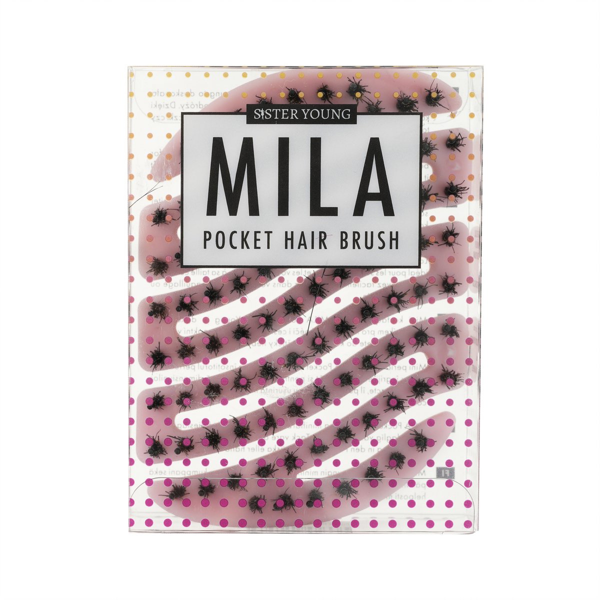 Sister Young l MILA - mini brush with natural boar bristles and nylon pins