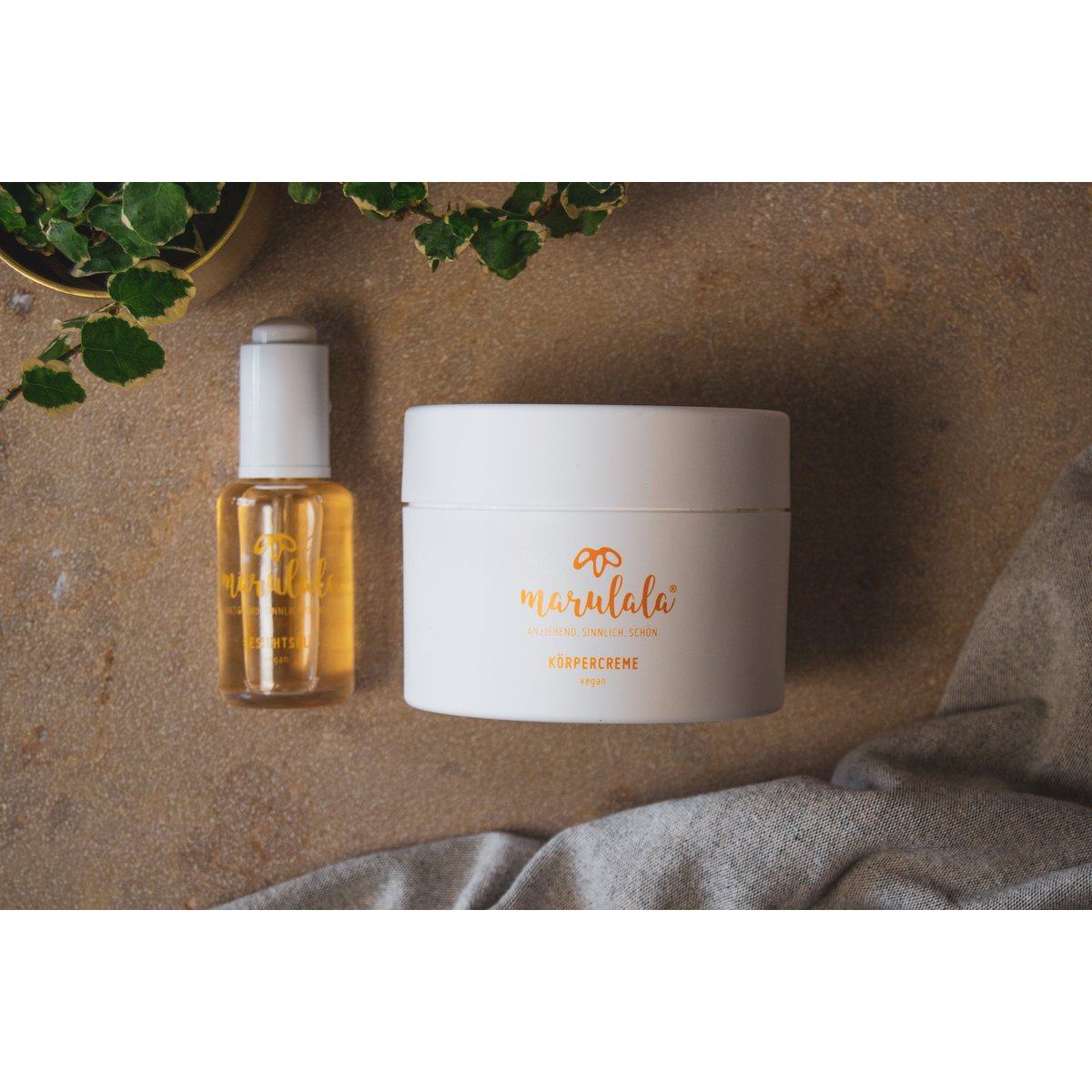 Set: bodycrème en gezichtsolie