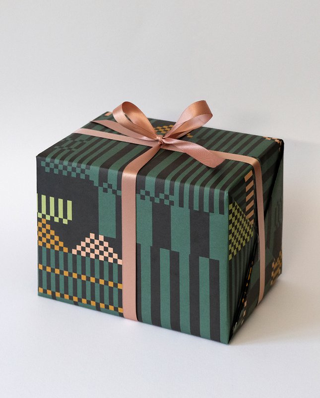 Marokko Blauw inpakpapier