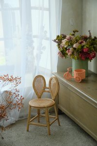 Kid's Bunny Rattan Chair