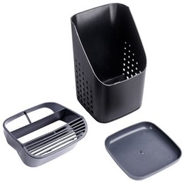 Cutlery holder / drainer plastic 14x12.5x23cm