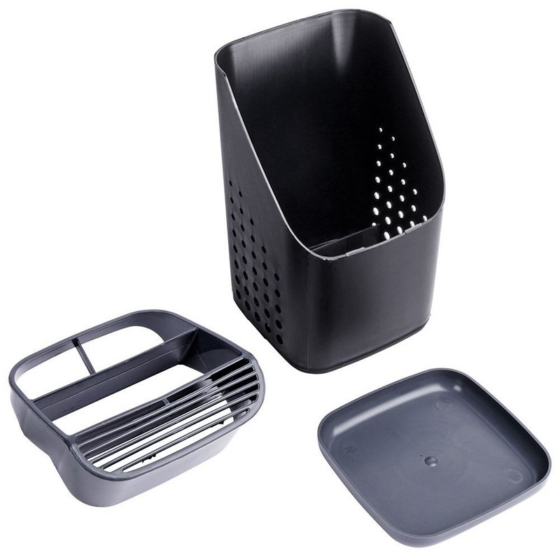 Cutlery holder / drainer plastic 14x12.5x23cm