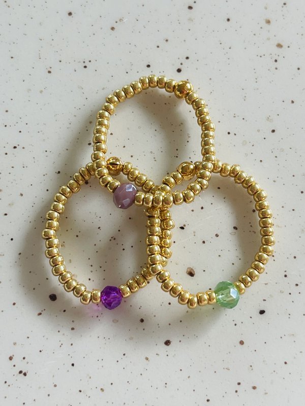 Ringen Sparkle Paarsgroen