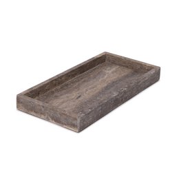 Titanium travertine dienblad tray 15x30cm