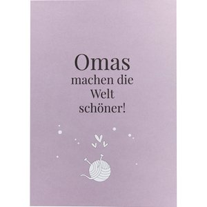 Ansichtkaart - Oma's maken de wereld mooier