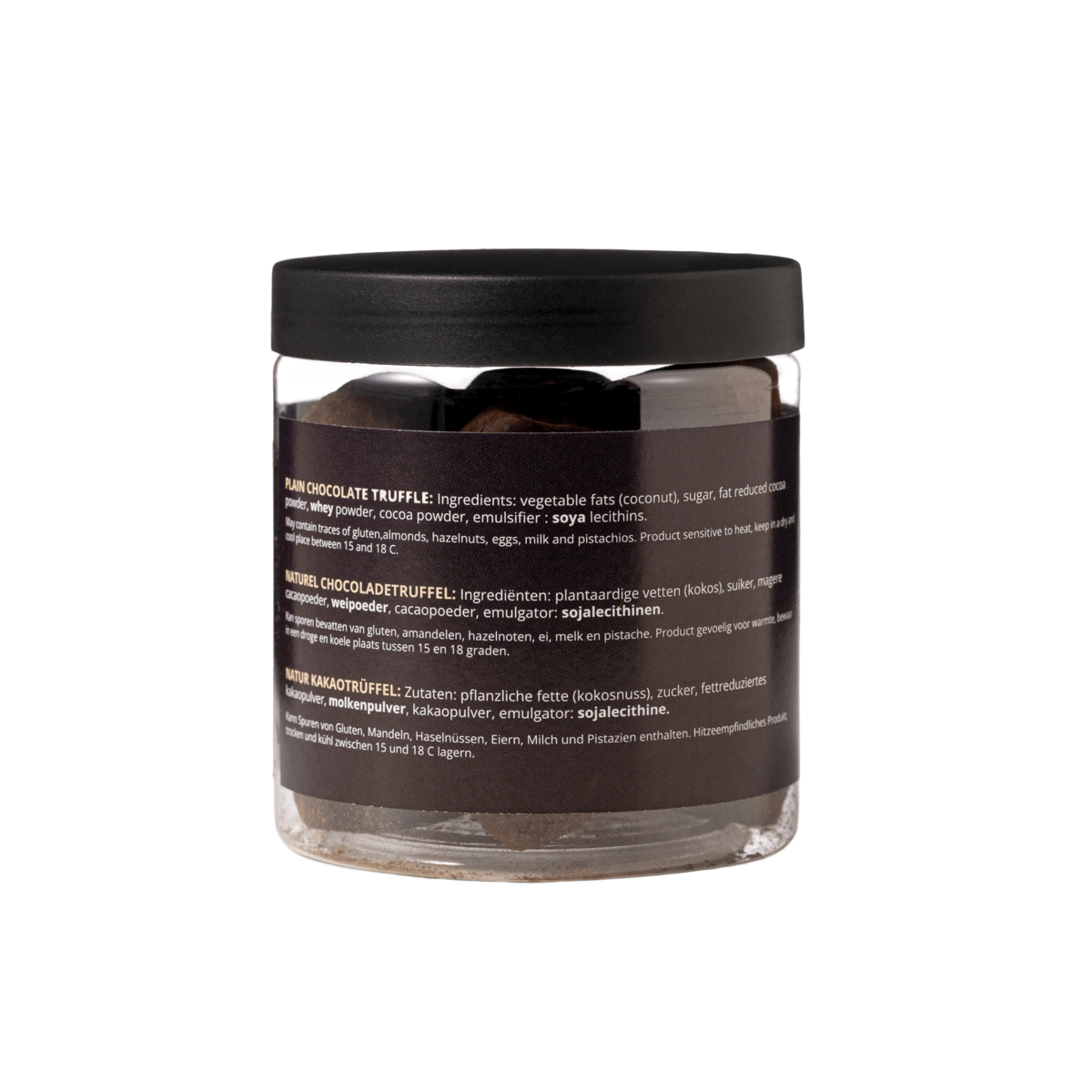Classic Chocolate Truffles Gift Jar 130g | Luxury French Chocolate