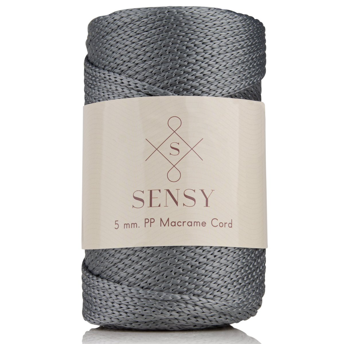 Cordoncino macramè Sensy Premium da 5 mm - 104 iarde, 100% poliestere