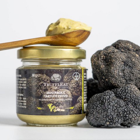 Mostarda und schwarzer Sommertrüffel 80 gr