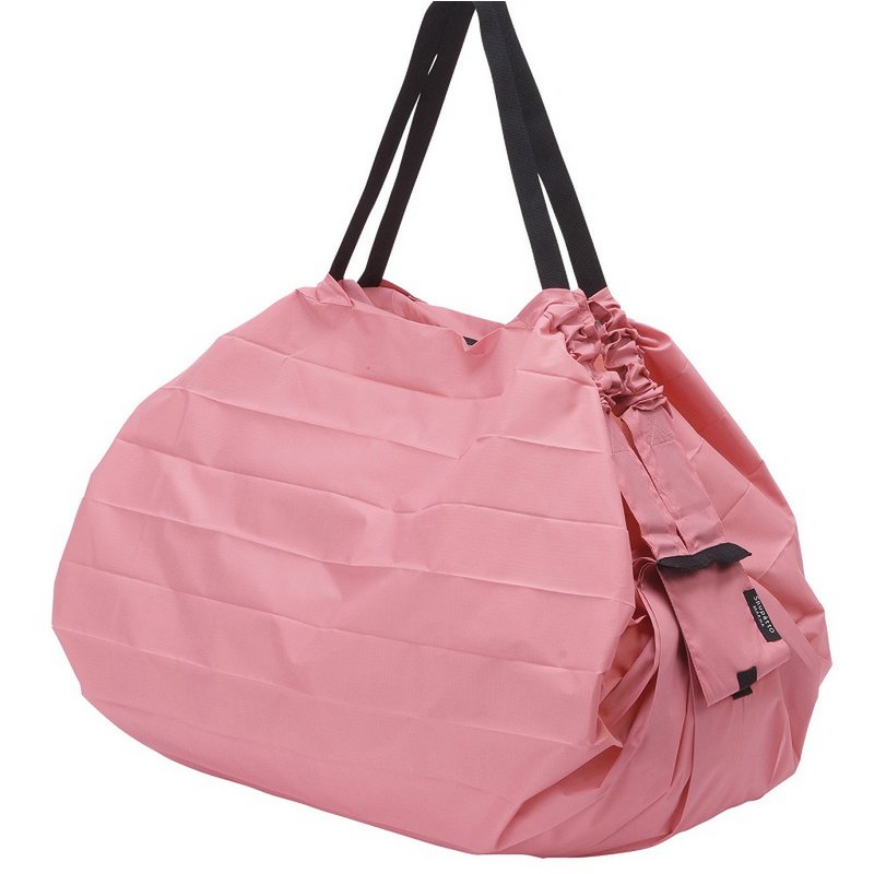 Sac shopping pliable compact Shupatto taille L - Pêche (Momo)