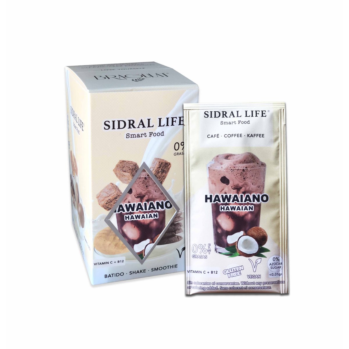 Caffè hawaiano | Bevanda istantanea | Sidral Vita | 15 borse