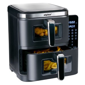 Heteluchtfriteuse Zwart