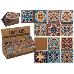 Untersetzer Mosaik Kork 9,5x9,5x0,5cm
