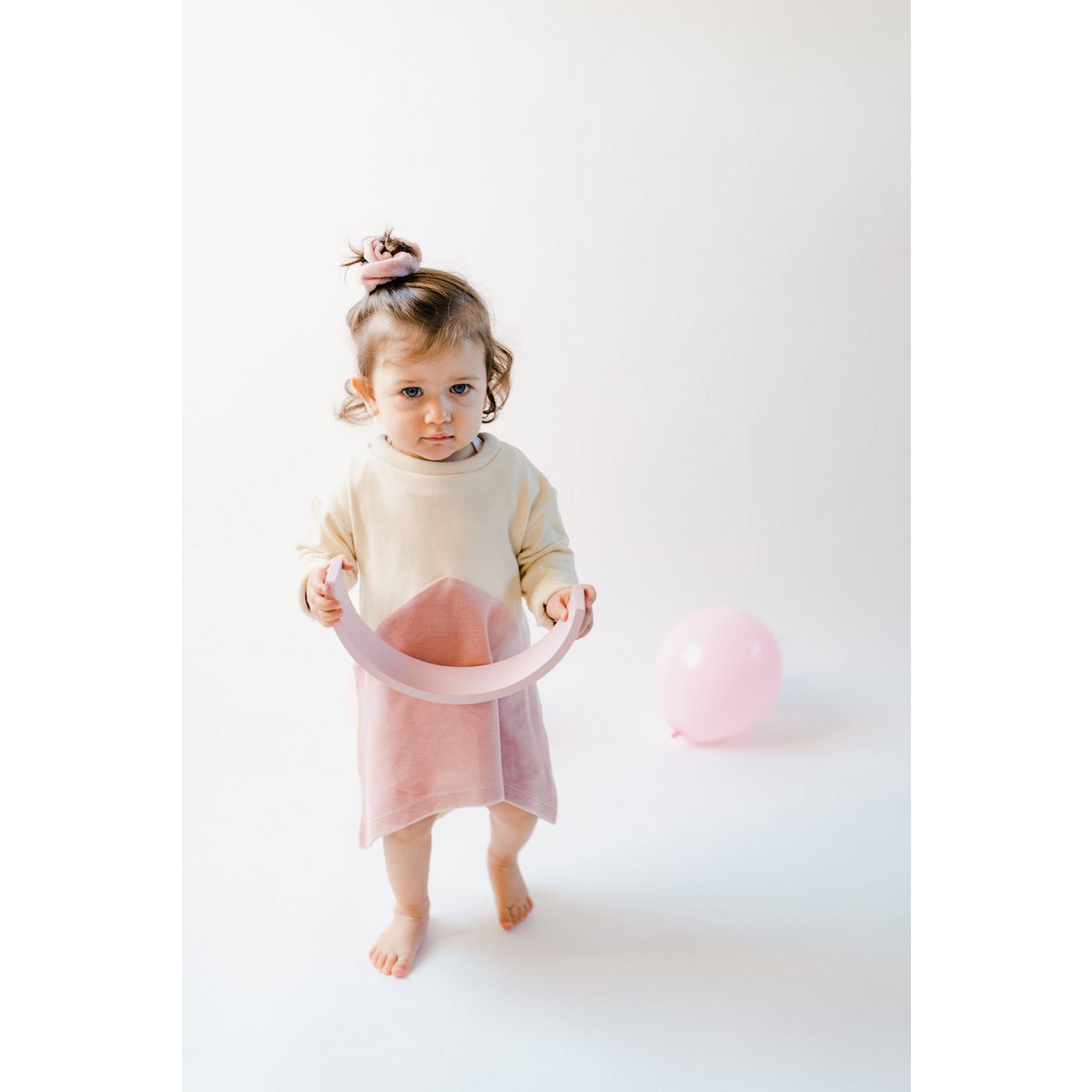 Nachhaltiges Langarm-Pulloverkleid | Natürliches Lila | 100 % GOTS-zertifizierte Bio-Baumwolle