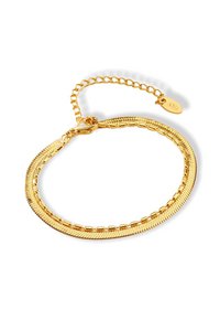 Flat Chain | 18K Two Layers Bracelet