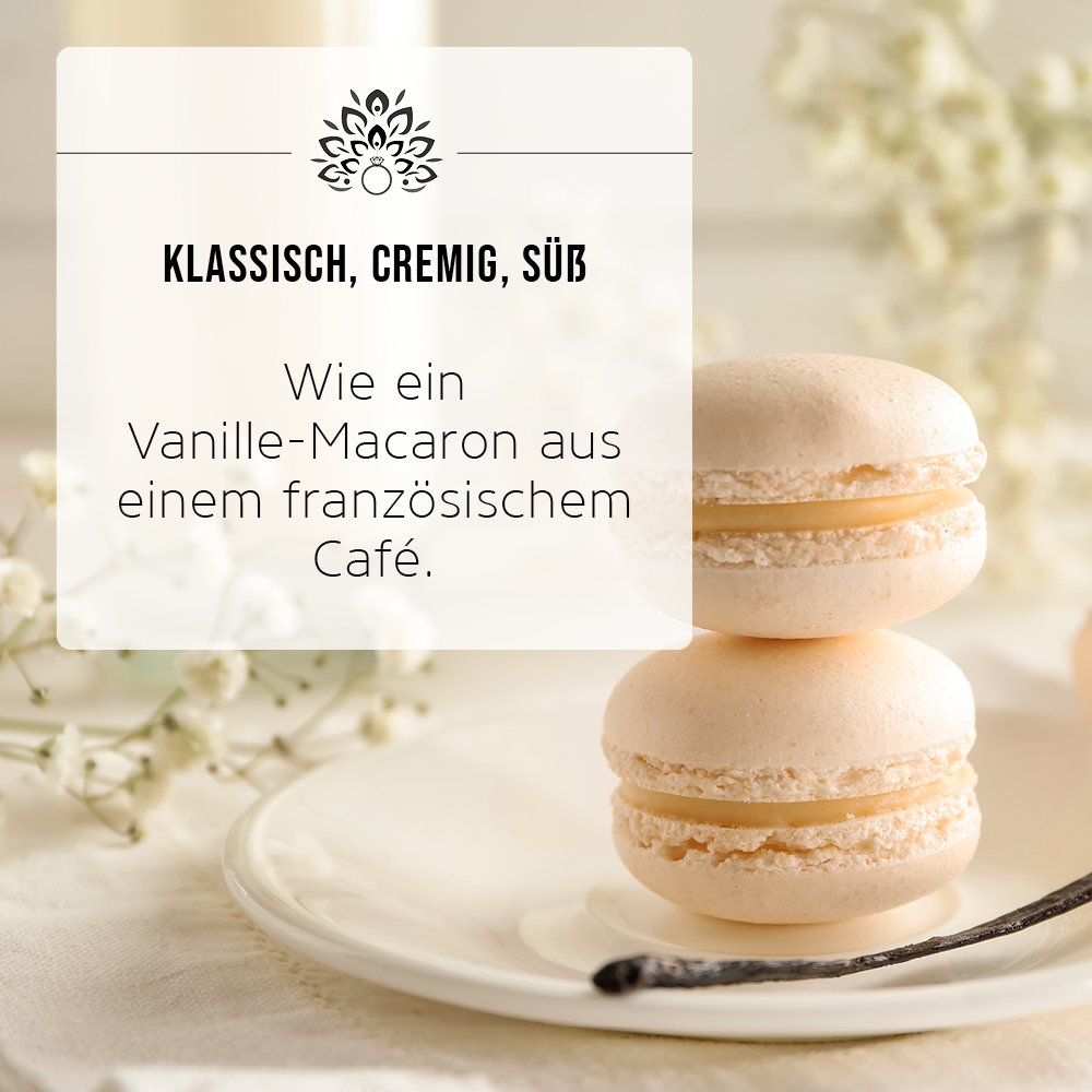 Decorative candle with sweet vanilla scent & crackling wooden wick: Vanilla Dream
