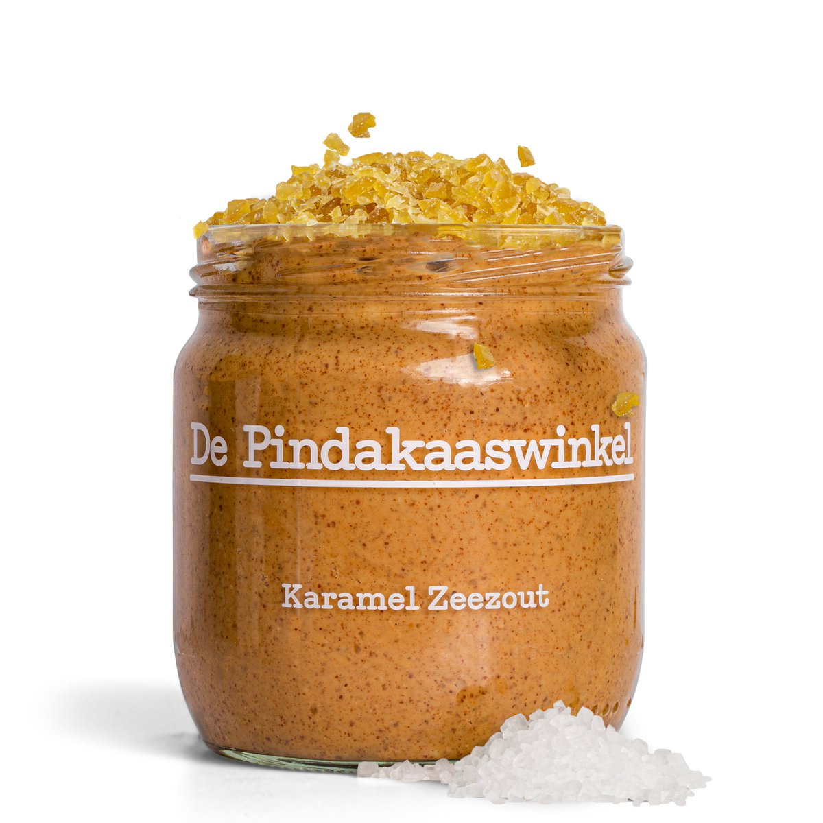 De Pindakaaswinkel Karamel Zeezout pindakaas 