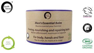 Essentieller Bio-Balsam für Herren mit 100 ml Sandelholz - Für Gesicht, Bart, Hände und den ganzen Körper