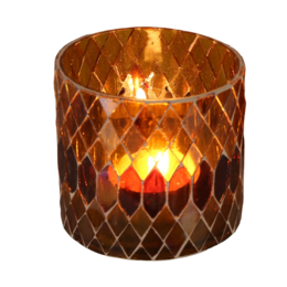 Moroccan mosaic lantern Rayan yellow