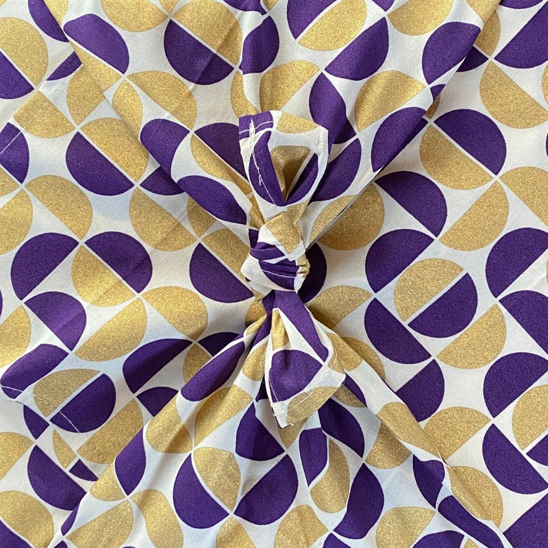 Furoshiki 3-pack - enkelzijdig - gouden manen - FabRap