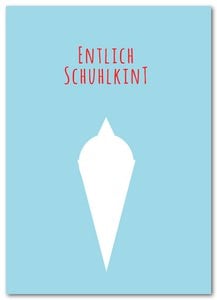 Postkarte "Schulkint"