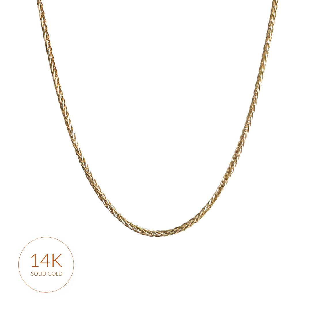14k Gold Chain - Foxtail