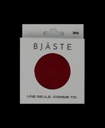 Calzino singolo in cotone organico tinta unita: ROSSO (non paio, solo 1 pezzo)