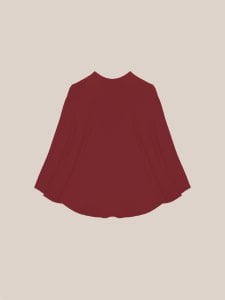 Whispered Burgundy Occasion Cape