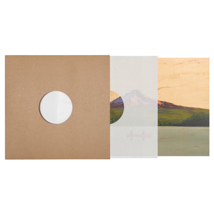 33T/12 inch houten poster p.vintage kano